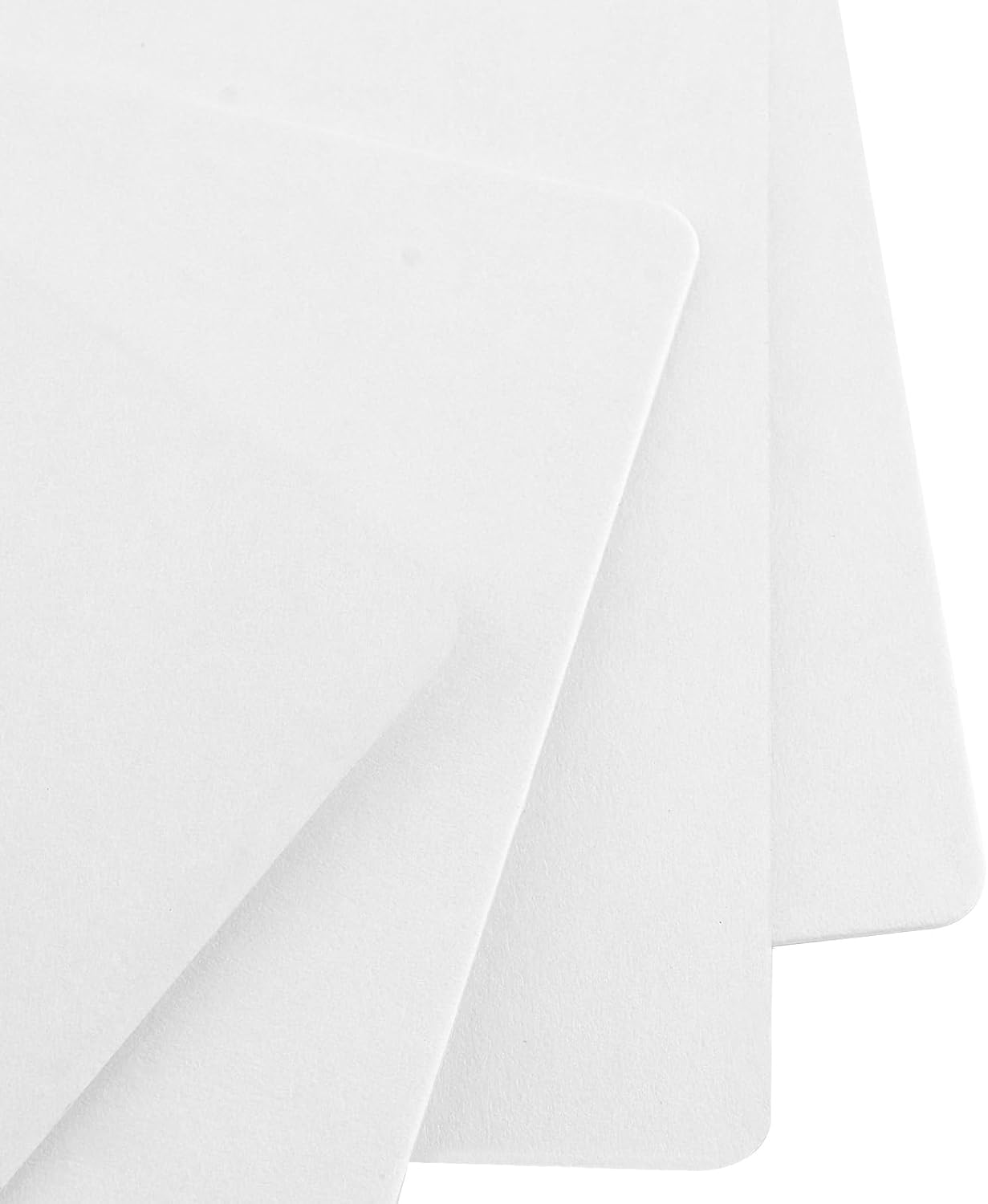 Paper Coasters, 500 PCS 4 Inch Square Cardboard Coasters, Paper Bar Coaster Bulk for Arts, Wedding, White